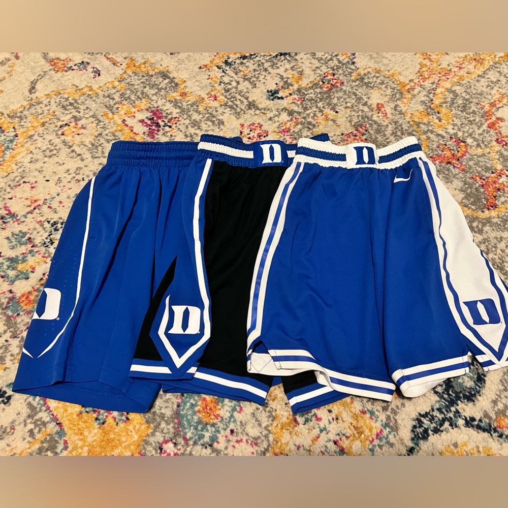 Nike Duke Blue Devils Basketball Shorts youth small